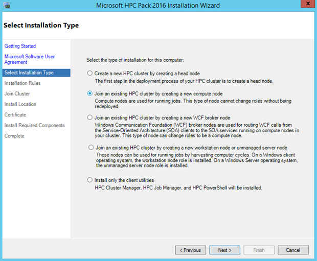 Install a new compute node.