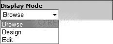 The DisplayMode user control