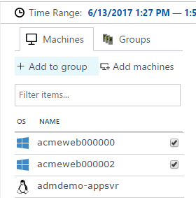 Screenshot that shows creating a group.
