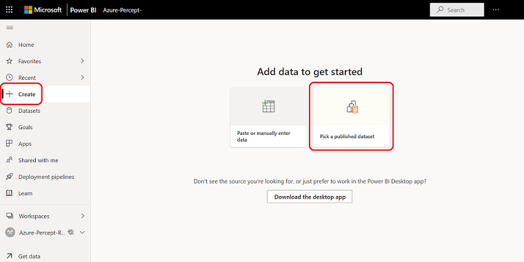 publish dataset