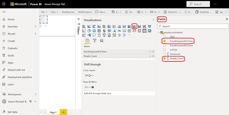 select correct column chart