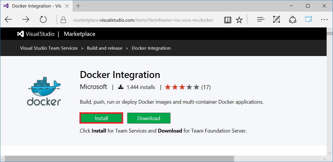 Install the Docker Integration