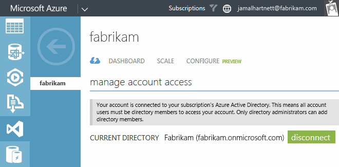 Your account is connected to your directory