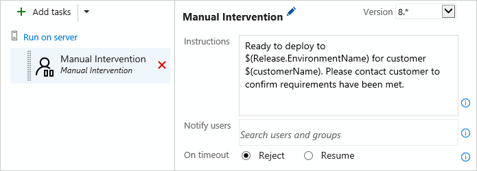 manual intervention variables