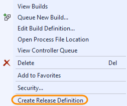 Create a release definition