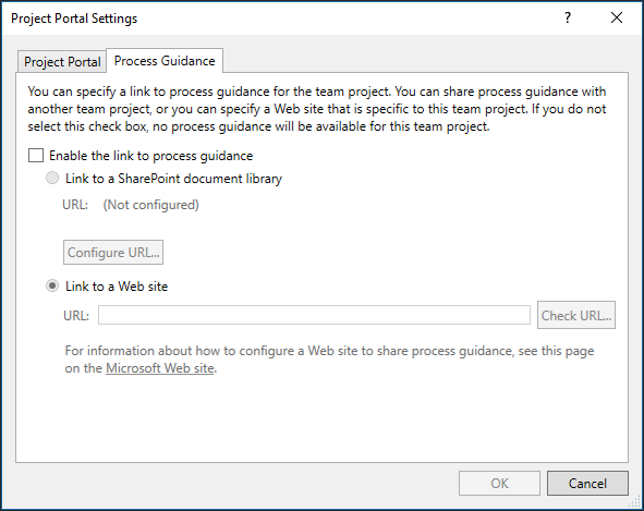 Discontinued Features as part of disabling SharePoint integration - Process Guidance Settings