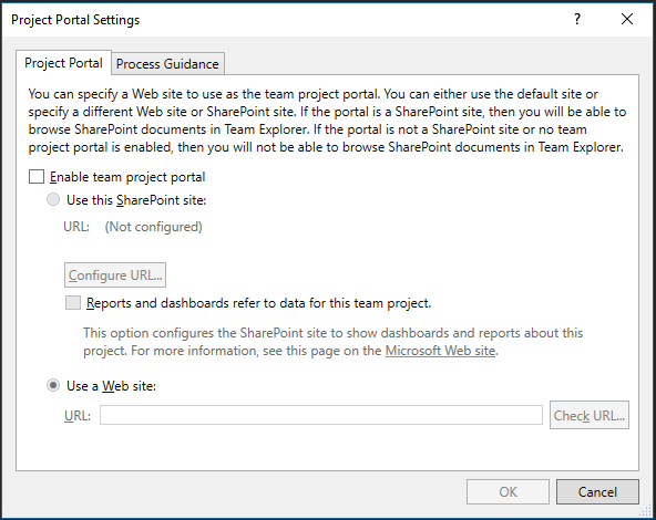 Discontinued Features as part of disabling SharePoint integration - Project Portal Settings