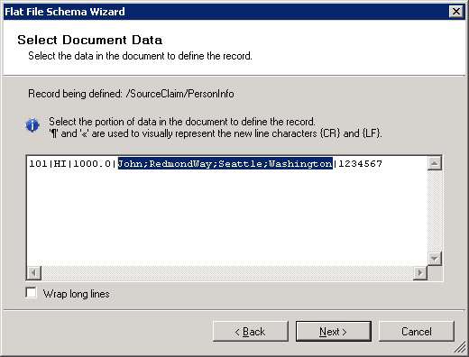 Select Document Data