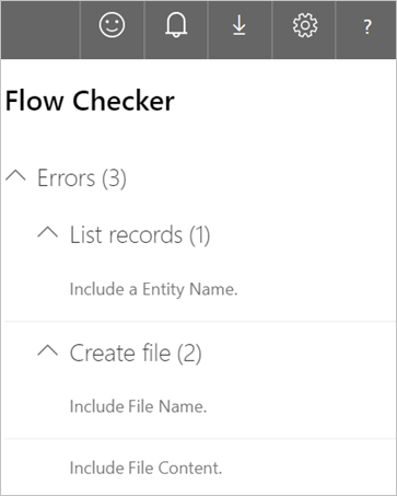 Flow checker pane open Flow checker pane open
