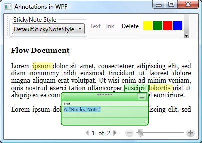Annotation styling