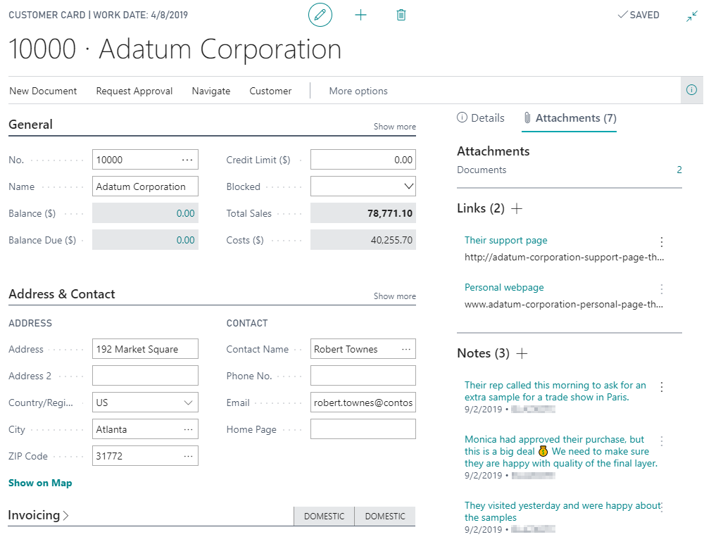 Working with notes Working with notes