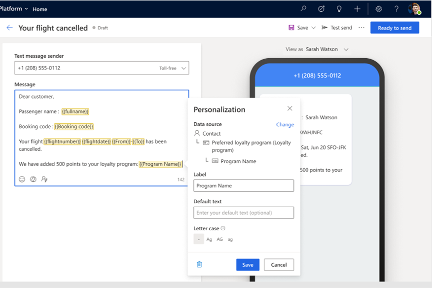 Dynamics 365 Marketing enables you to personalize content from a more flexible set of data sources Dynamics 365 Marketing enables you to personalize content from a more flexible set of data sources