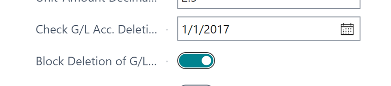New field in General Ledger: Block Deletion of G/L Accounts. New field in General Ledger: Block Deletion of G/L Accounts.