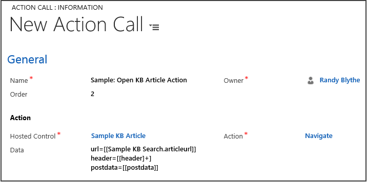 Action call to display the KB article Action call to display the KB article.