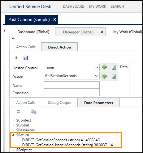 Unified Service Desk session timer values Unified Service Desk session timer values.