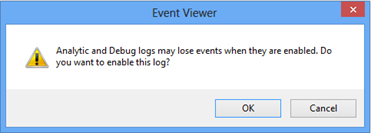 Warning: logs may lose events