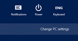 Change PC settings