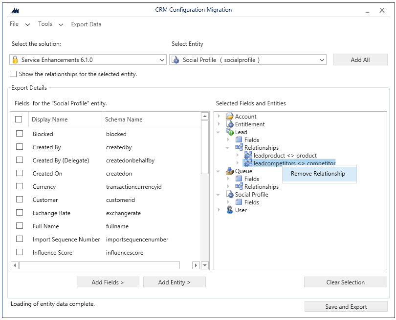 Remove a relationship in a Dynamics 365 schema