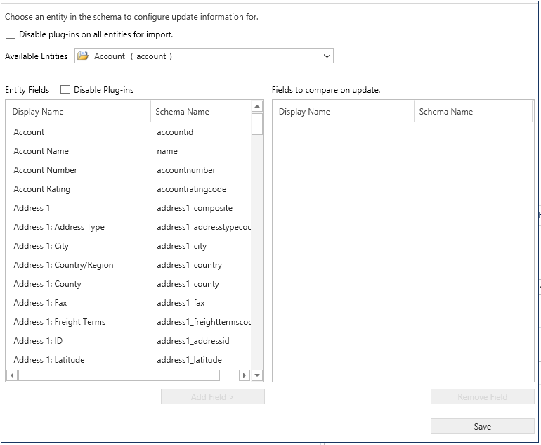Configure import settings in Dynamics 365