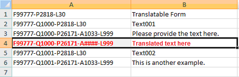 Translated Strings file in Excel