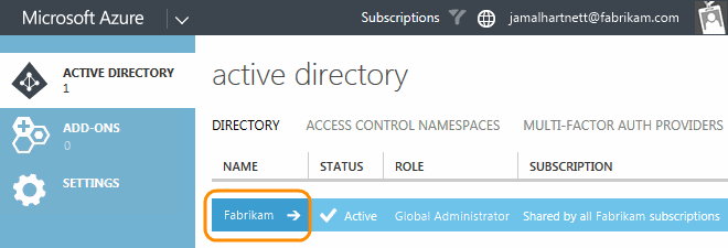 Select your directory
