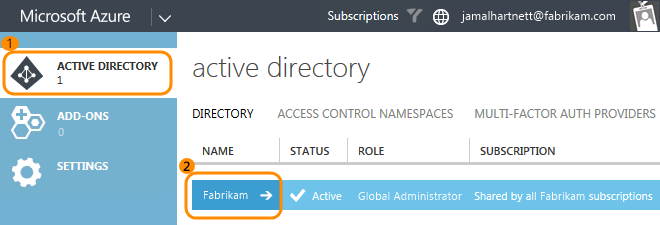 Find and select the directory.
