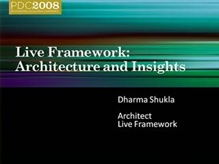 Live Framework Programming Model Architecture and Insights