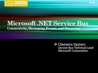 .NET Services: Connectivity, Messaging, Events, and Discovery with the Service Bus