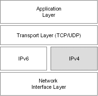 Figure 15-2 The dual IP layer architecture