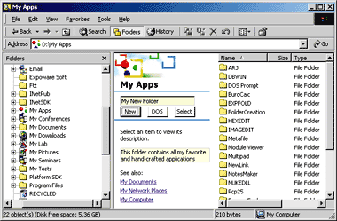 Figure 1 Custom Folder View