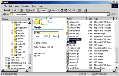 Figure 15 Using the Select Button