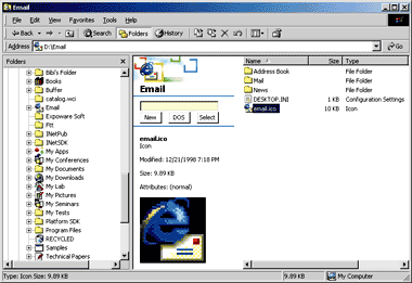Figure 18 Showing Icon Thumbnails
