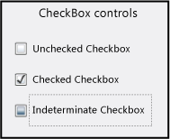 Silverlight CheckBox controls