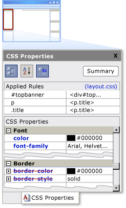 CSS Properties Grid