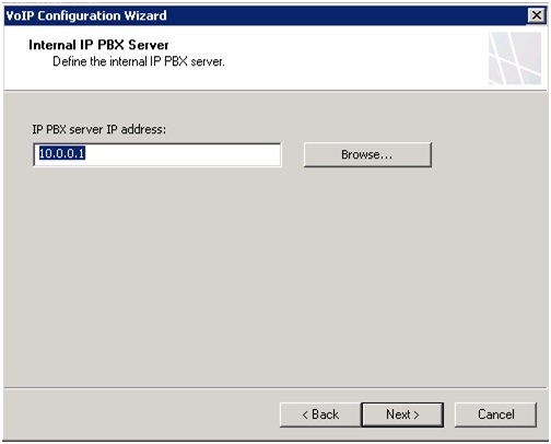 SIP Trunk scenario: internal PBX IP address