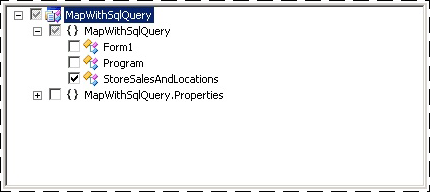 Report Dataset: select the SQL query data object
