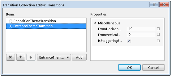 Collection Editor Dialog Box