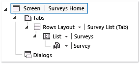 The Screen | Surveys Home node
