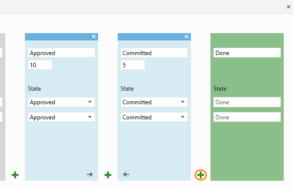 Creating a new column for the Kanban board