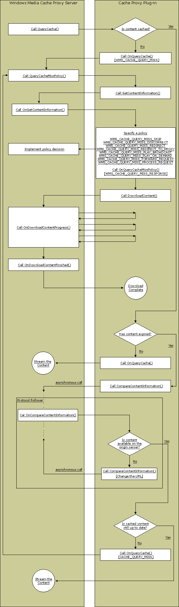 Illustration of general cache proxy process. 