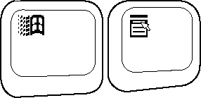 Window key and application key