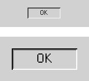 Pressed appearance for a command button
