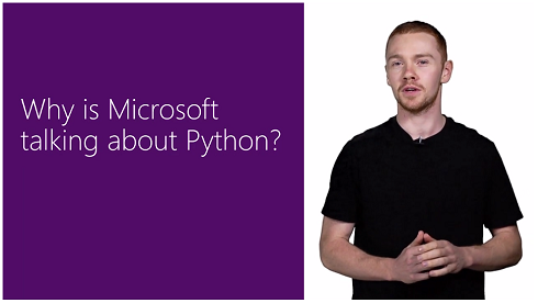 Why is Microsoft talking about Python 