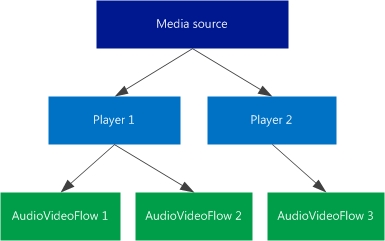 Multiple Player and AudioVideoFlow instances