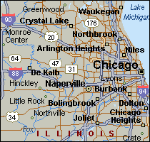 Road and Data map