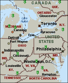 Pushpin Map