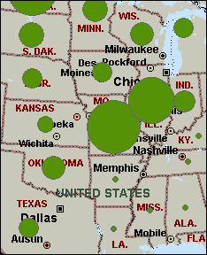 Sized Circle Map