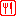 red fork and knife sign (food, restaurant)