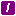 white italic I in purple square