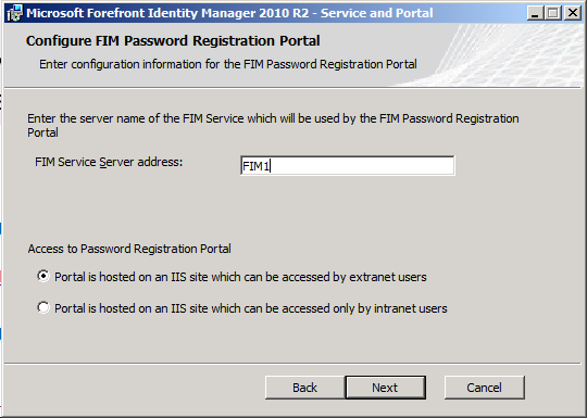 Config PW Registration Portal 2